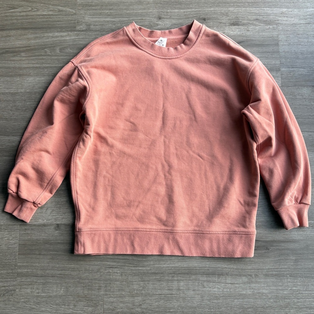 Lululemon Perfectly Oversized Crew Brier Rose